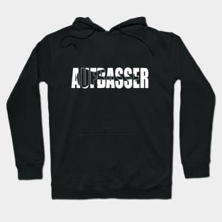 AUFBASSER funny bassist gift Hoodie